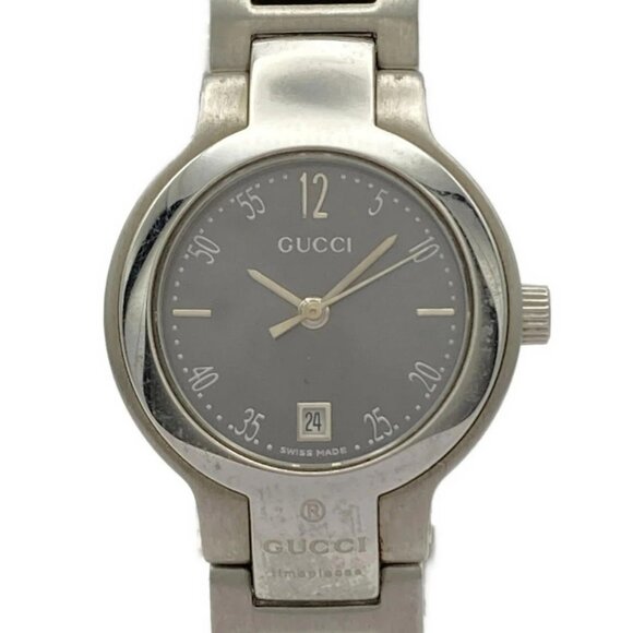 Auth GUCCI - 8900L 0****** Silver Women's Wrist Watch